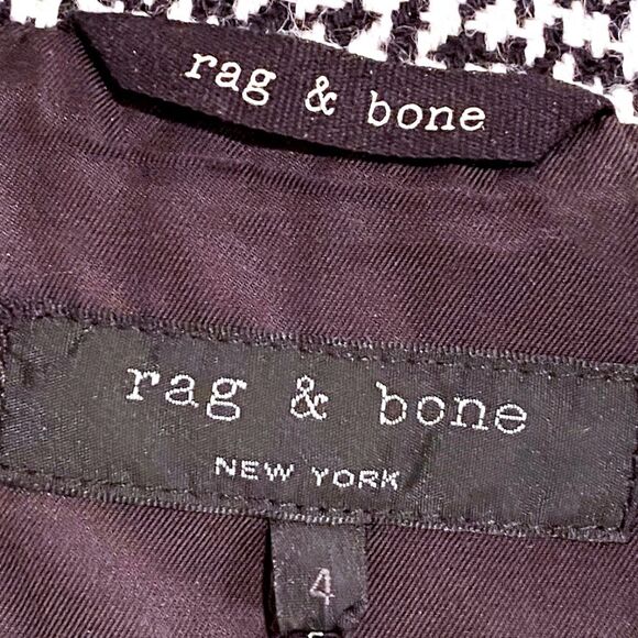 RAG & BONE Wool and Leather Moto Jacket/best - Picture 13 of 15